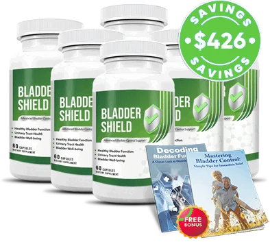 Bladder Shield order bottles pricing page