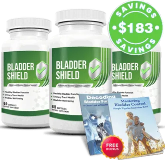 Bladder Shield natural urinary tract health supplement capsules